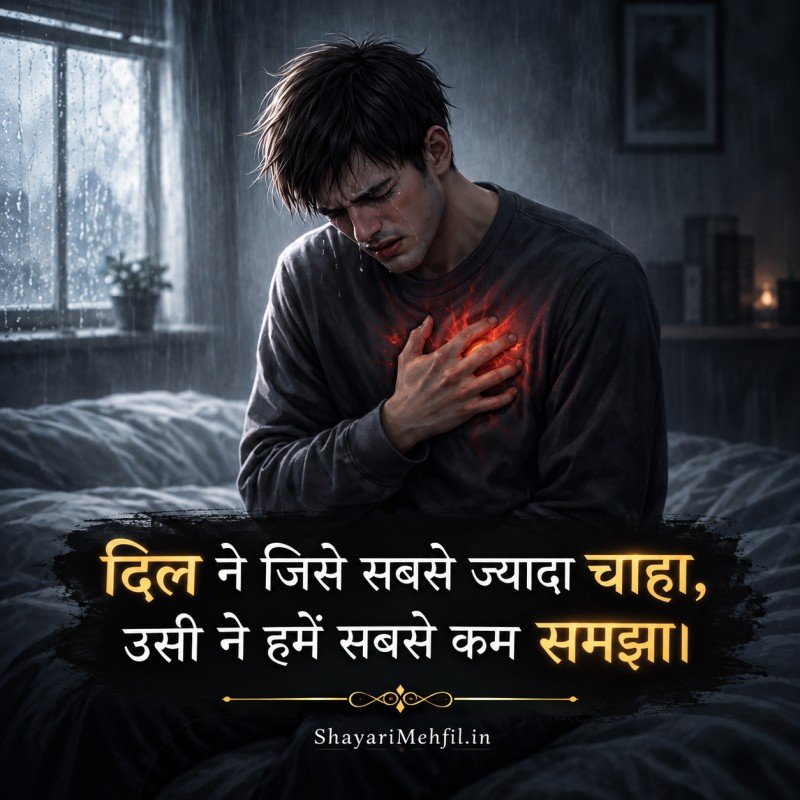 2 line sad shayari in Hindi