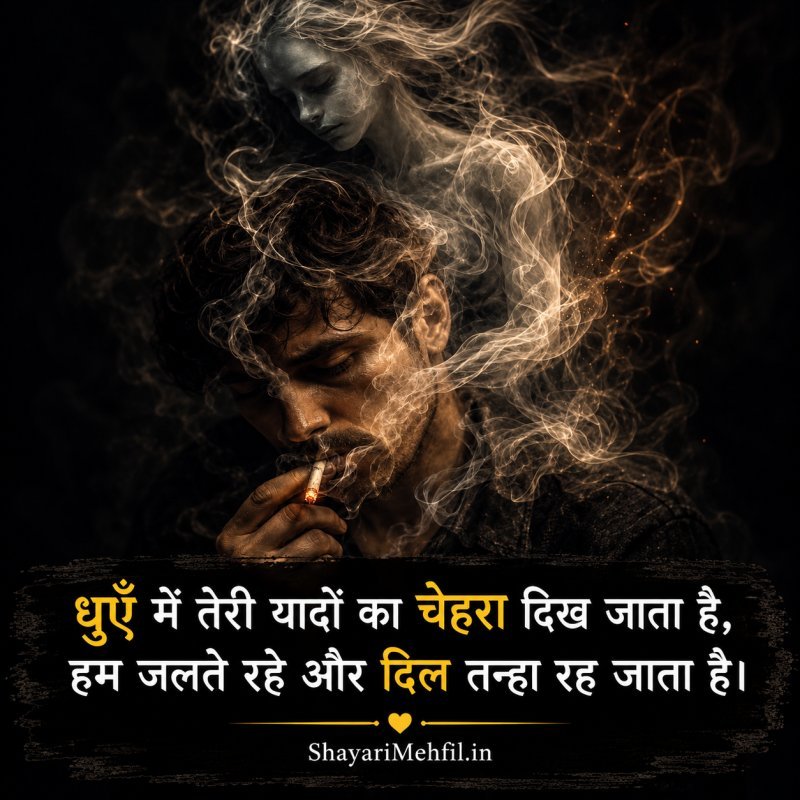 Feeling Alone Sad Shayari Image