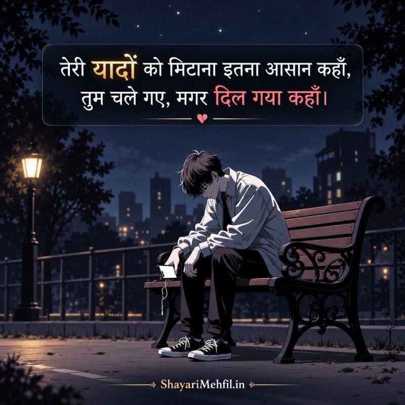 टूटे दिल की दर्द भरी शायरी