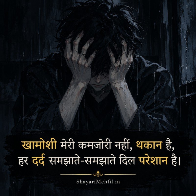 Emotional Hindi sad shayari