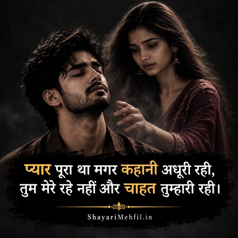 Love sad shayari in Hindi