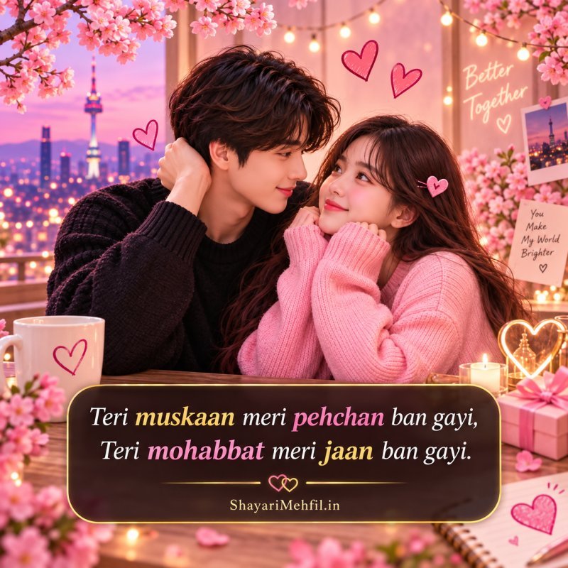 Love Shayari in Hindi English