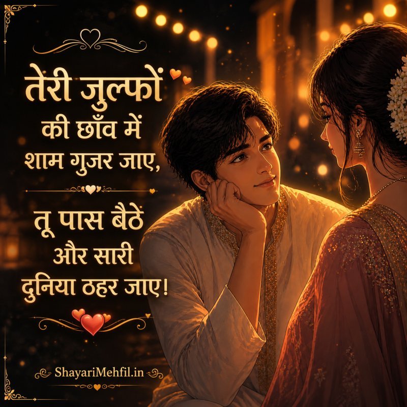 Romantic Love Shayari in Hindi