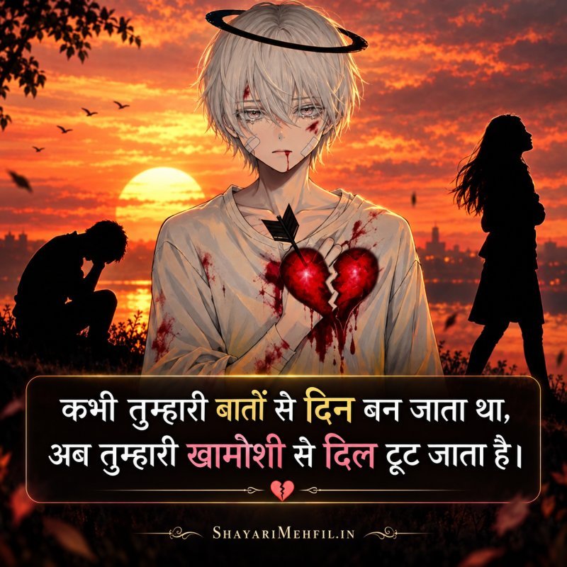 Sad Love Shayari in Hindi