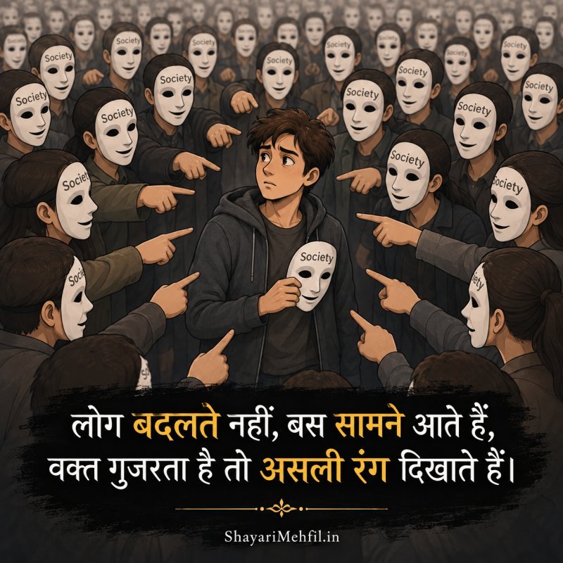 Short sad shayari for status