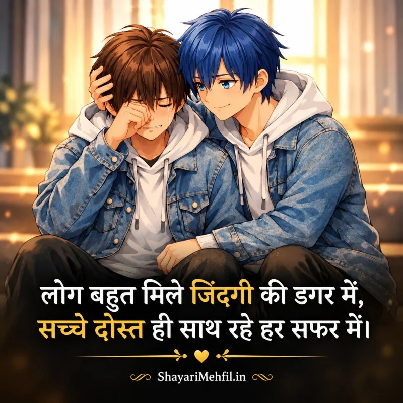 Do Line Shayari for True Friends