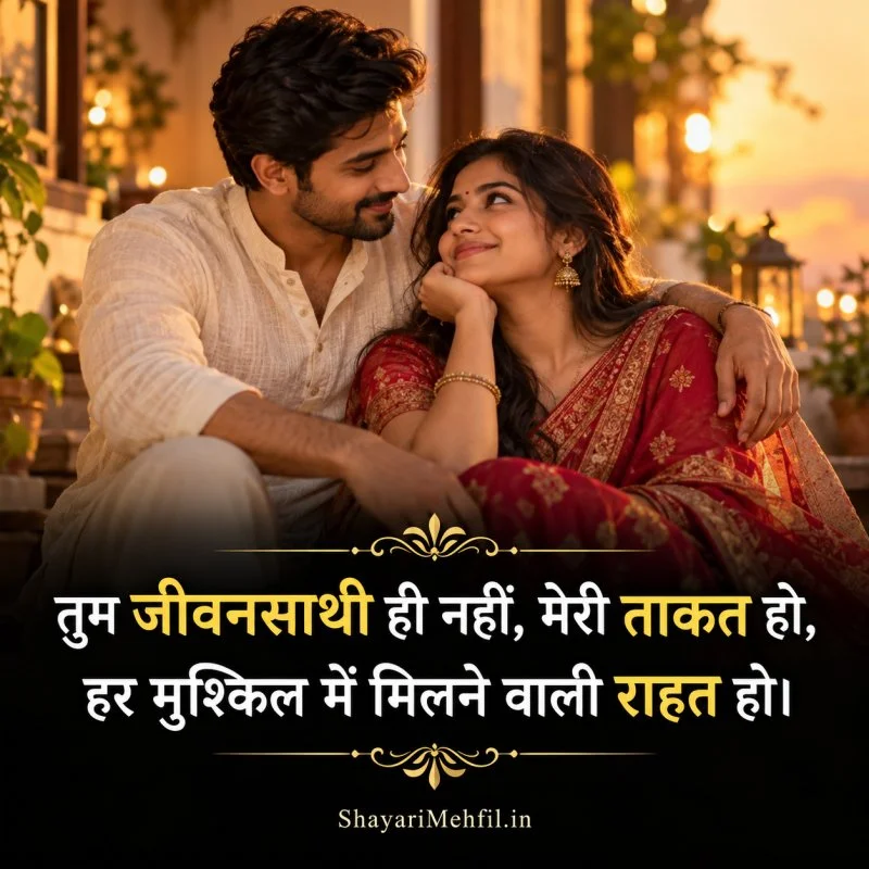 2 Line Shayari for Husband and Wife