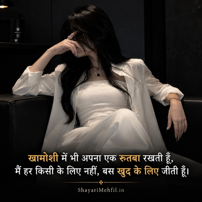 Stylish Attitude Shayari for Girls