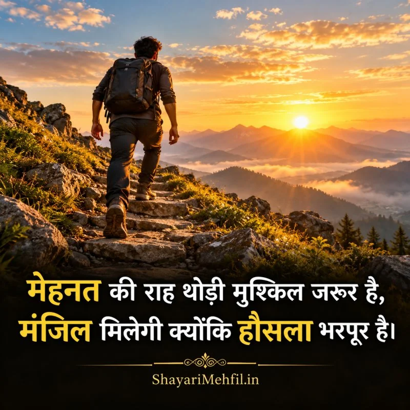 Motivational 2 Line Shayari in Hindi