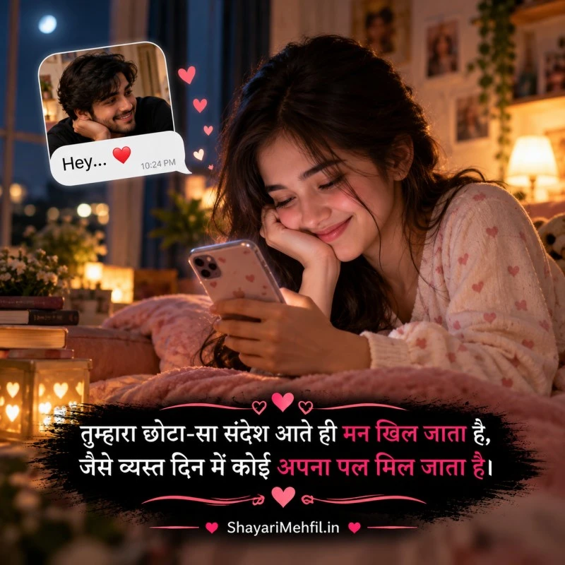 Romantic Hindi Shayari for Girlfriend