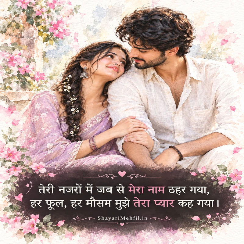 Beautiful Romantic Shayari Images