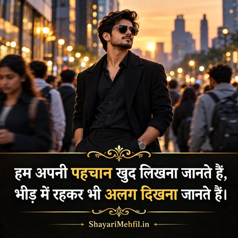 Attitude Shayari 2 Line in Hindi