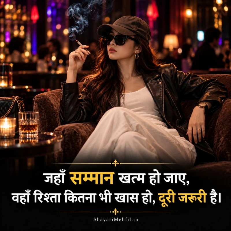 Attitude Shayari on Self Respect