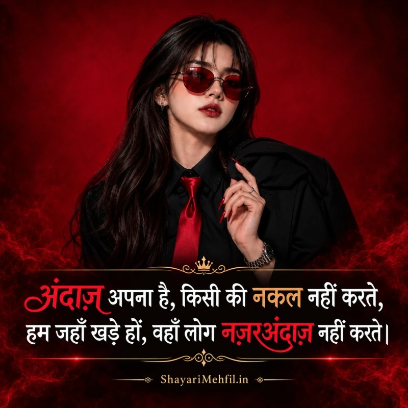 Powerful Do Line Attitude Shayari